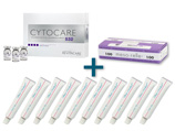 Cytocare 532 opakowanie 10x5ml plus opakowanie igieł Meso-relle 30Gx4mm plus 10x Sm Cream 10g 