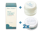 Pakiet: Krem pod oczy Eye Contour, Serum z wyciągiem ze ślimaka oraz 2x płatki 